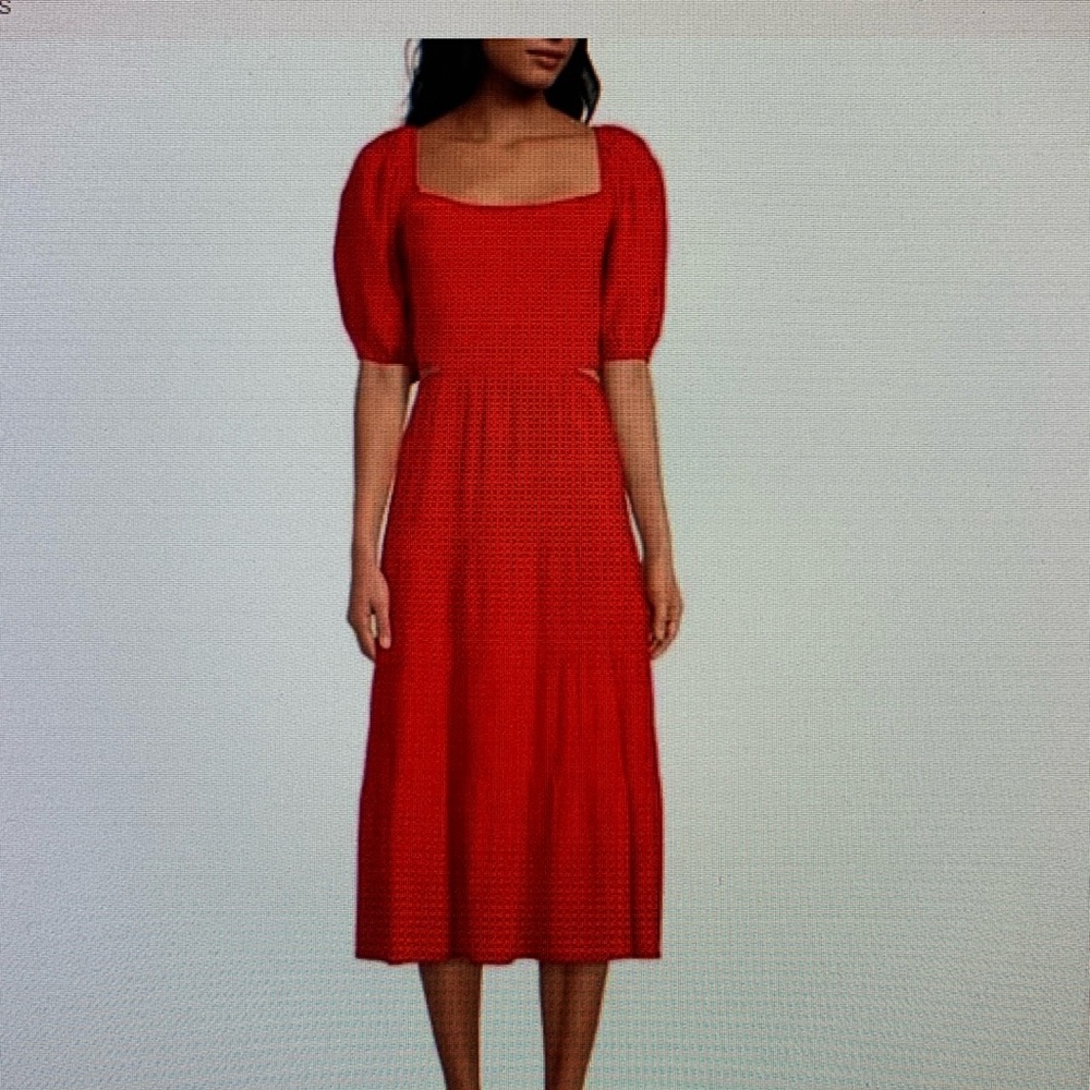 Lucy Paris Puff Sleeve Dress